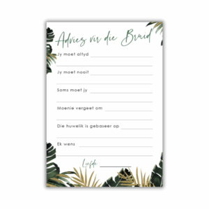 Advice for the Bride