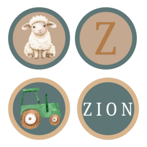 Baby Shower Cupcake Toppers