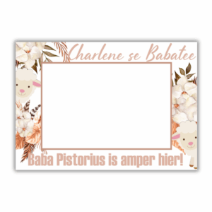 Baby Shower Selfie Frame