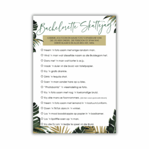 Bridal Scavenger Hunt