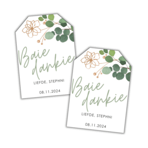 Bridal Shower Thank You Tag