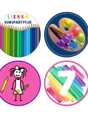 Children Party Cupcake Toppers