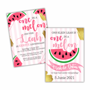 Children Party Save the Date & Invitation Combo