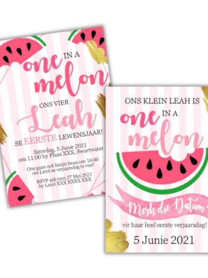 Children Party Save the Date & Invitation Combo
