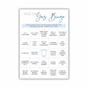 Cornelia Babatee Speletjie - Vind die Gas Bingo