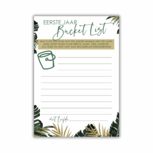 Baby's First Year Bucket List