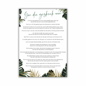 Pass the Bridal Parcel