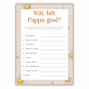 Preloved Baby Shower Games