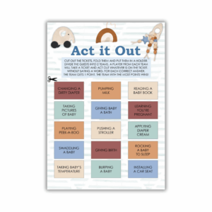 Katlego Baby Shower Game - Act it Out 1