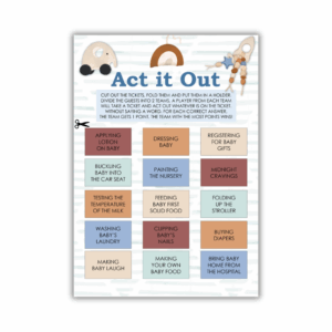 Katlego Baby Shower Game - Act it Out 2