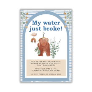 Katlego Baby Shower Game - My water just broke