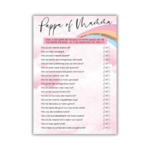 Laura Babatee Speletjie - Pappa of Mamma