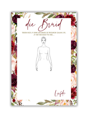Lerine Kombuistee Speletjie - Die Bruid