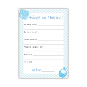 Liane Babatee Speletjie - Advies vir Mamma