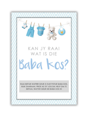 Liane Babatee Speletjie - Baba Kos Bord