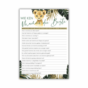 Lorize Babatee Speletjie - Wie ken Mamma die beste