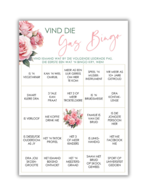 Marinel Kombuistee Speletjie - Vind die Gas Bingo