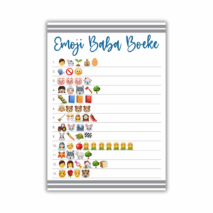 Marizelle Babatee Speletjie - Emoji Baba Boeke