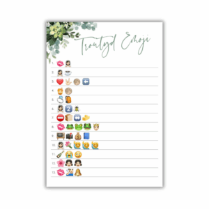 Nanette Kombuistee Speletjie - Troutyd Emoji