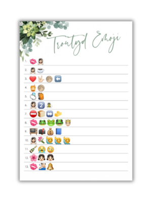 Nanette Kombuistee Speletjie - Troutyd Emoji