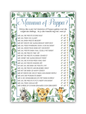 Nohanri Babatee Speletjie - Mamma of Pappa