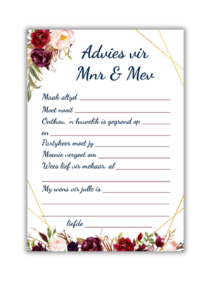 Simoné Barnard Kombuistee Speletjie - Advies