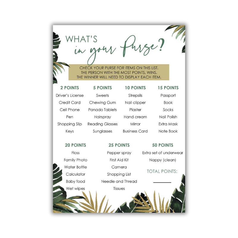 What’s in Your Baby Shower Purse - Image 2