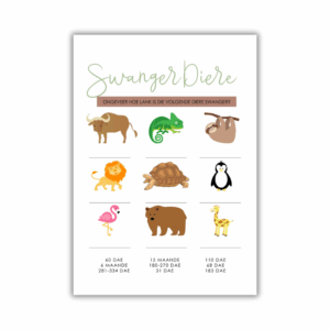 Andrea Babatee Speletjie - Swanger Diere