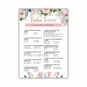 Anneke Babatee Speletjie - Baba Trivia