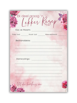 Bianca Kombuistee Speletjie - Ek deel graag 'n Lekker Resep