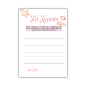 Blanche Babatee Speletjie - Tyd Kapsule