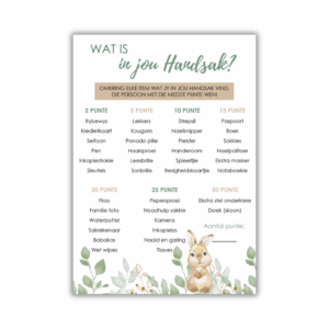 Caroline Babatee Speletjie - Wat is in jou handsak