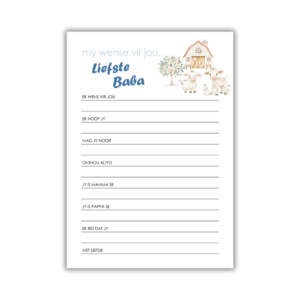 Danel Babatee Speletjie - My wense vir jou Liefste Baba