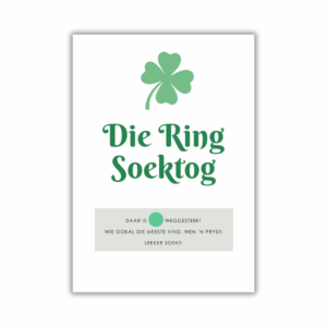 Devon Kombuistee Speletjie - Die Ring Soektog