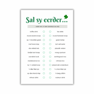 Devon Kombuistee Speletjie - Sal Sy Eerder