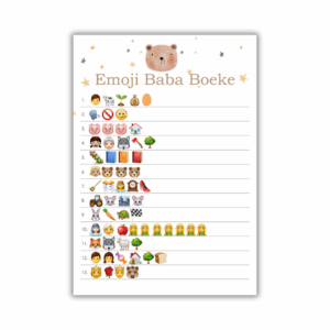 Elané Babatee Speletjie - Emoji Baba Boeke