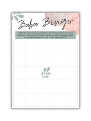 Elsana Babatee Speletjie - Baba Bingo