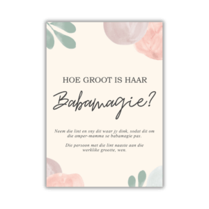 Elsana Babatee Speletjie - Hoe groot is haar Baba Magie