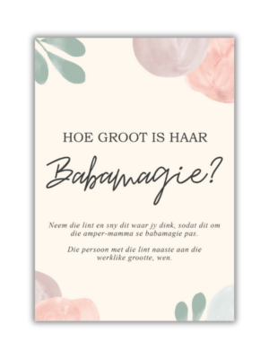 Elsana Babatee Speletjie - Hoe groot is haar Baba Magie