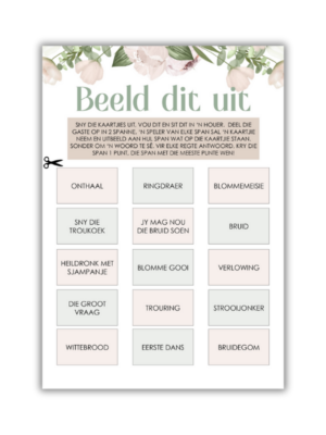 Ineke Kombuistee Speletjie - Beeld dit uit