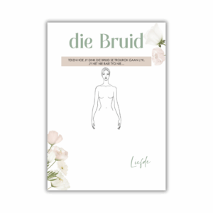Ineke Kombuistee Speletjie - Die Bruid