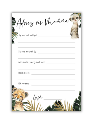 Lene Babatee Speletjie - Advies vir Mamma