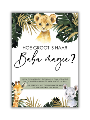 Lene Babatee Speletjie - Hoe groot is haar Baba Magie