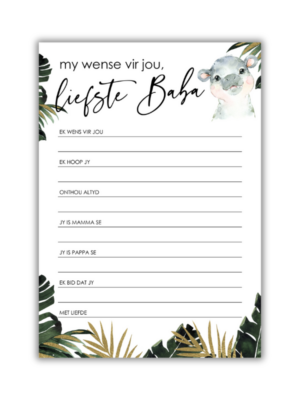 Lene Babatee Speletjie - My Wense vir jou Liefste Baba