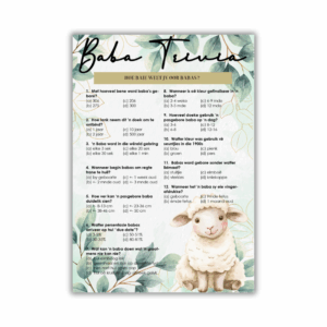 Lydia Babatee Speletjie - Baba Trivia