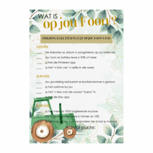 Lydia Babatee Speletjie - Wat is op jou foon