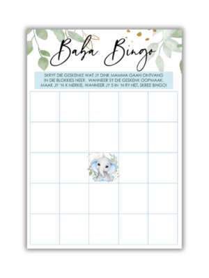 Marcelle Babatee Speletjie - Baba Bingo
