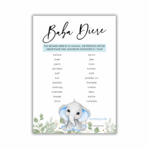 Marcelle Babatee Speletjie - Baba Diere