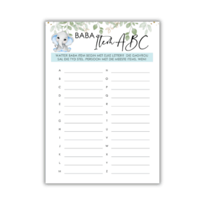 Marcelle Babatee Speletjie - Baba Item ABC