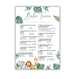 Marie-Louise Babatee Speletjie - Baba Trivia